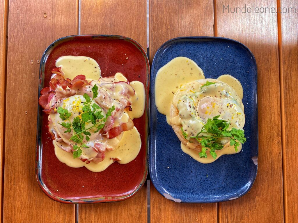 Ghent online travel guide, eggs Benedict at FranzGustav