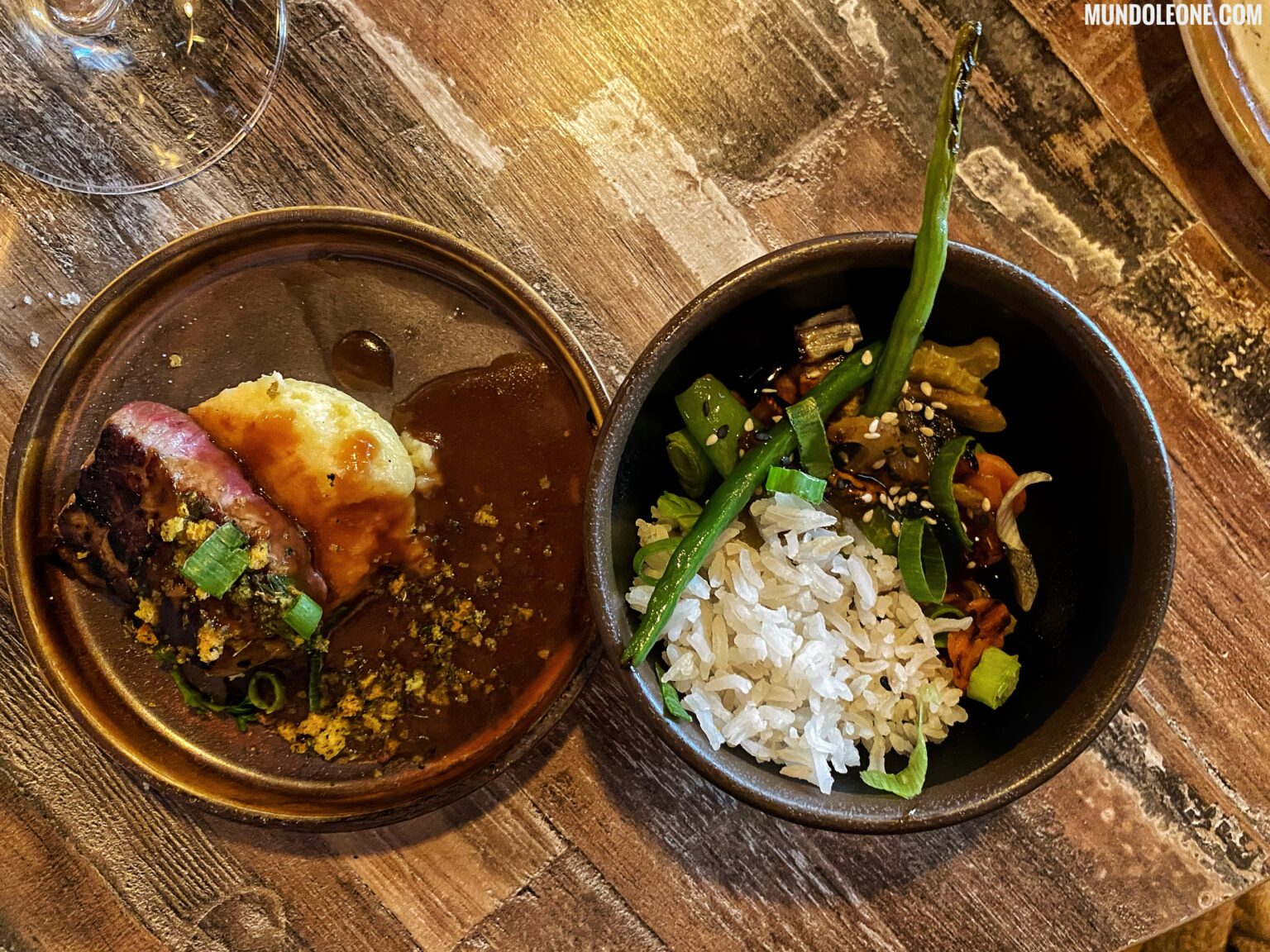 Tasty & Delicious Restaurants In Amersfoort, the Netherlands, tapas with rice and meat at tres tapas restaurant