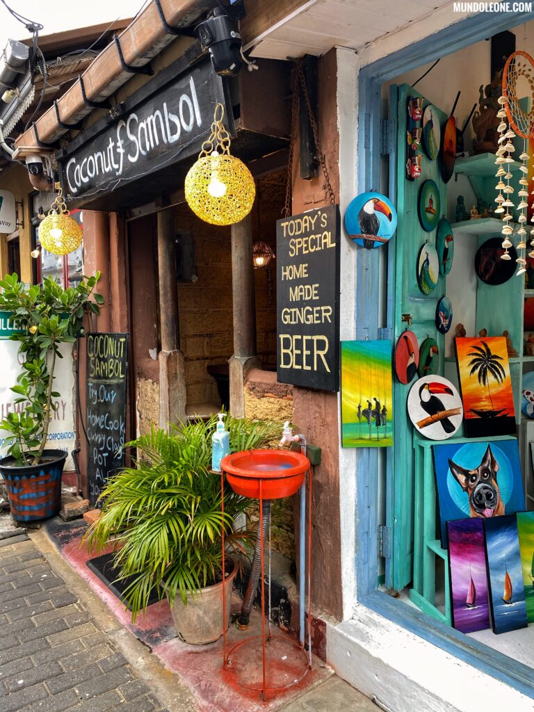 Coconut Sambol restaurant, Galle Fort, Sri Lanka south coast